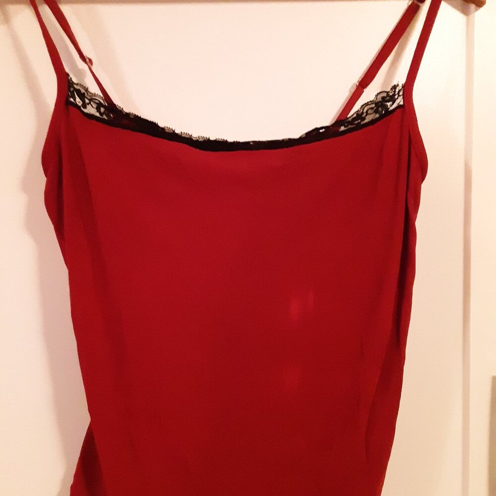 Red sexy shelf top Cami
